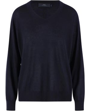 arch4 Pullover Mit V-Ausschnitt - Blau