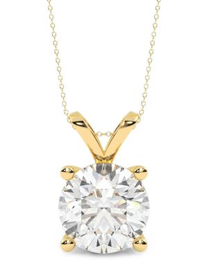 Diamond Essentials Collar Con Diamante Solitario - Blanco