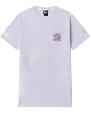 KTZ X Mlb Ny Yankees Logo-Embroidered T-Shirt - White