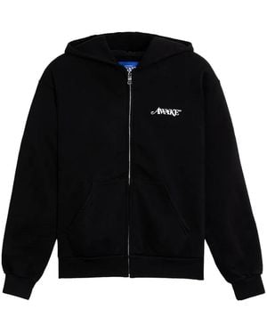 AWAKE NY Hoodie Zippé À Logo Imprimé - Noir