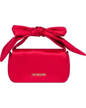 Love Moschino Bow Chain Tote Bag - Pink