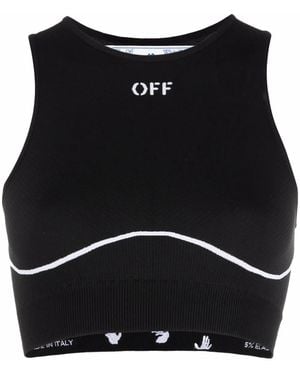 Off-White c/o Virgil Abloh Off-Stamp Sport-Bh - Schwarz