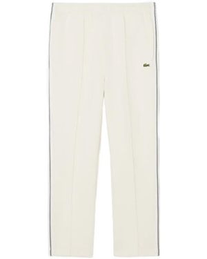 Lacoste Striped Track Pants - Bianco