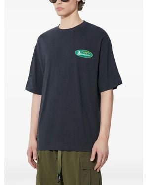 Manastash Mountain-Logo T-Shirt - Blue