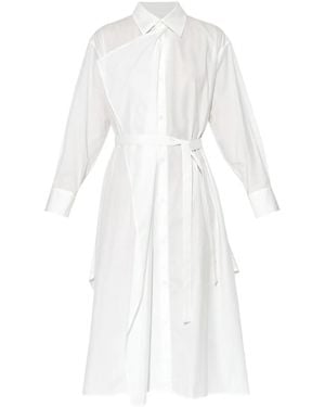 Yohji Yamamoto Cross-Over Dress - White