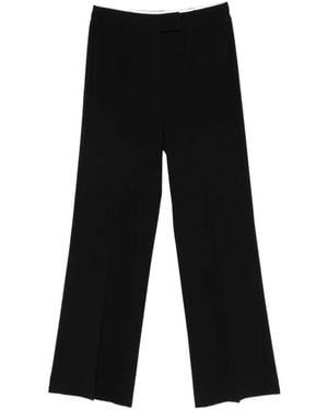 MAISON 123 Layla Belt-Loops Trousers - Black