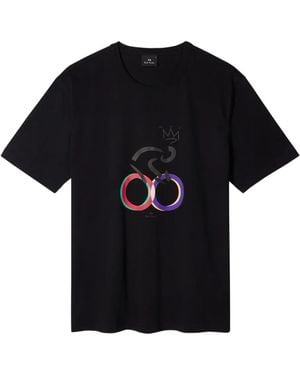Paul Smith T-Shirt Con Stampa - Nero