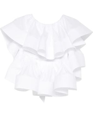 Viktor & Rolf Ruffles-Detail Blouse - White