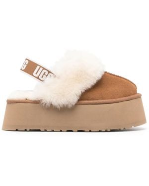UGG Funkette 60mm スリングバックサンダル - ナチュラル