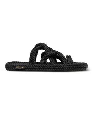 Bohonomad Sandales À Brides En Corde - Noir