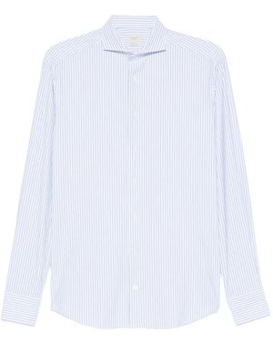 Traiano Milano Striped Shirt - White