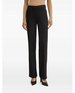 Morgan Straight-Leg Pants - Black