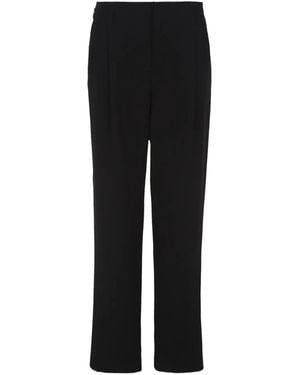 Giorgio Armani Tailored Straight-Leg Trousers - Black