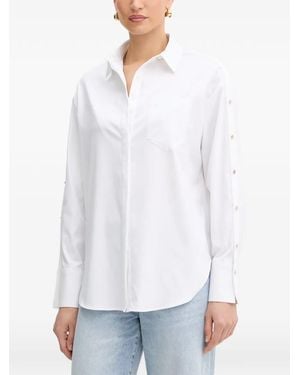 Fracomina Button Pocket Shirt - White
