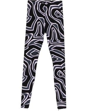 PUCCI Abstract-Print Leggings - Black