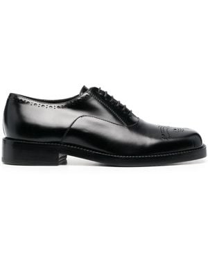 Raf Simons Square-toe Oxford Shoes - Black