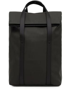 Rains Sac À Dos À Logo Embossé Et Rabat 2-Way - Black
