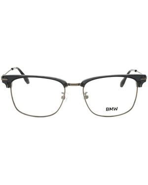 BMW Browline-Frame Glasses - White