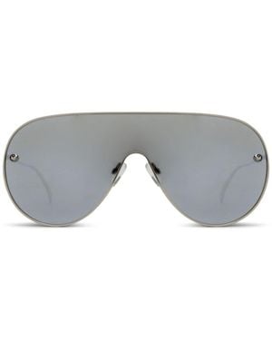 Alexander McQueen Oversize-Frame Sunglasses - Grey