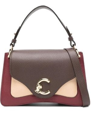 Coccinelle レザー トートバッグ - ブラウン