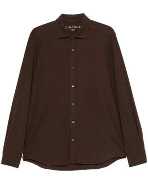 Circolo 1901 Jersey Shirt - Brown