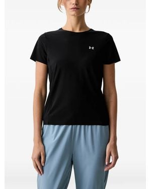 Under Armour Vanish Elite Logo-Print Perforated T-Shirt - Black