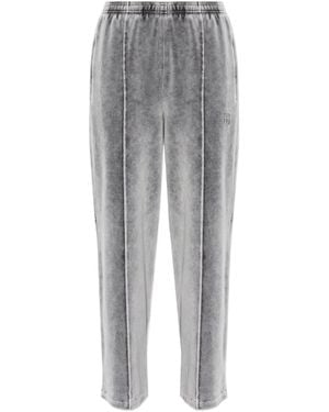 Alexander Wang Mid Rise Articulated Leg Pant - Grey