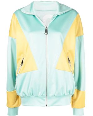 Khrisjoy Panelled Zip-Up Track Jacket - Blue