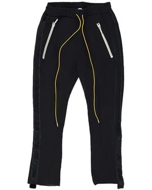 Rhude Traxedo Side-Stripe Track Pants - Black