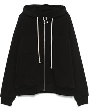 Rick Owens ジップアップ パーカー - ブラック