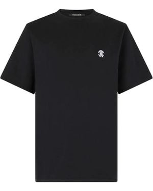 Roberto Cavalli T-Shirt À Logo Brodé - Noir