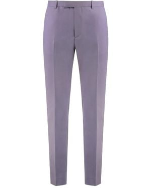 Gucci Gabardine Trousers - Purple