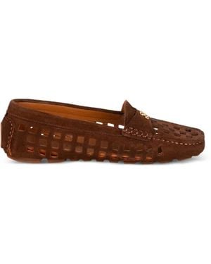 Casadei Perforierte Loafer - Braun