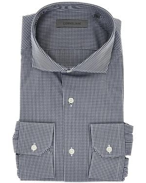 Corneliani Checked Cotton Shirt - Grey