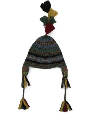 Antik Batik Campo Tassel-Embellished Beanie Hat - White