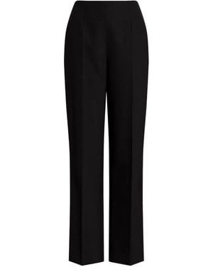 Alberta Ferretti Pressed-Crease Tailored Pants - Black