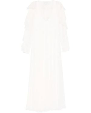 forte_forte Ruffled Maxi Dress - White