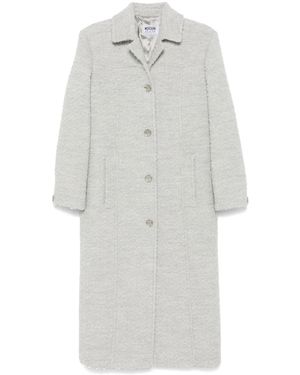 Moschino Bouclé Coat - White