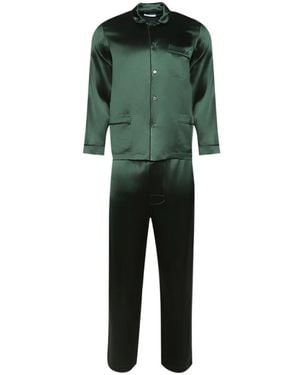 Enfants Riches Deprimes Front-Pocket Pyjama Set - Green