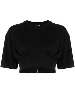 Jacquemus Les Classiquesコレクション Le T-shirt Caraco トップス - ブラック