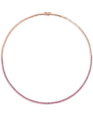 Anita Ko Audrey Sapphire Bar Link Choker - Natural