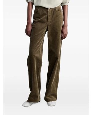 A.P.C. Elisabeth Corduroy Pants - Green