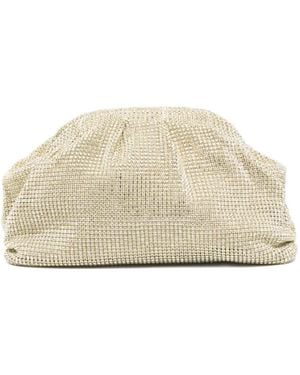 Twentyfourhaitch Petra Chain Clutch Bag - Natural