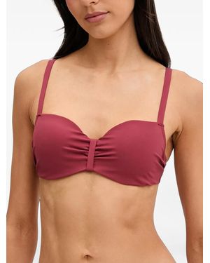 Chantelle Icon Gathered-Detail Bikini Top