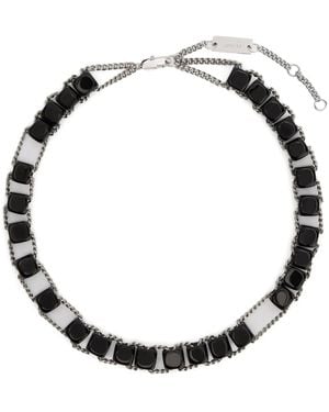 【関税込み】LEMAIRE シルバー Abacus ループタイ ネックレス Black Abacus Necklace | LEMAIRE