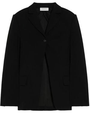 Sportmax テーラード シングルジャケット - ブラック