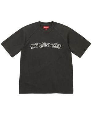 Supreme Camiseta De Manga Corta - Negro