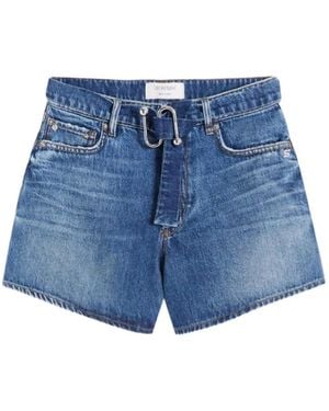 Sportmax Belted Shorts - Blue
