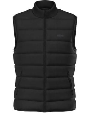 Guess Quilted Sleeveless Jacket - Black