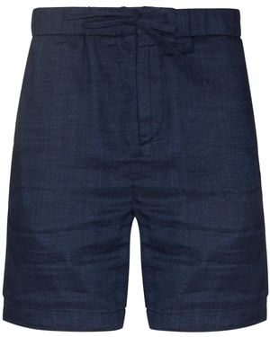 Frescobol Carioca Felipe Drawstring Shorts - Blue